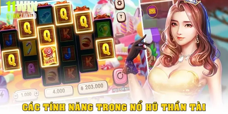 Các tính năng trong nổ hũ Thần Tài 