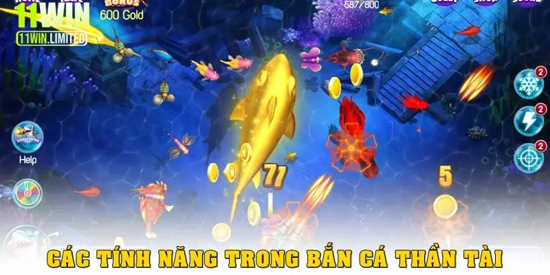 Tính năng quan trọng trong game bắn cá Thần Tài